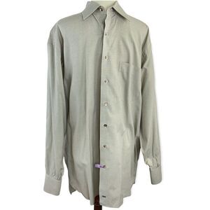 JOHN W NORDSTROM vintage tan dress shirt size 16, 33